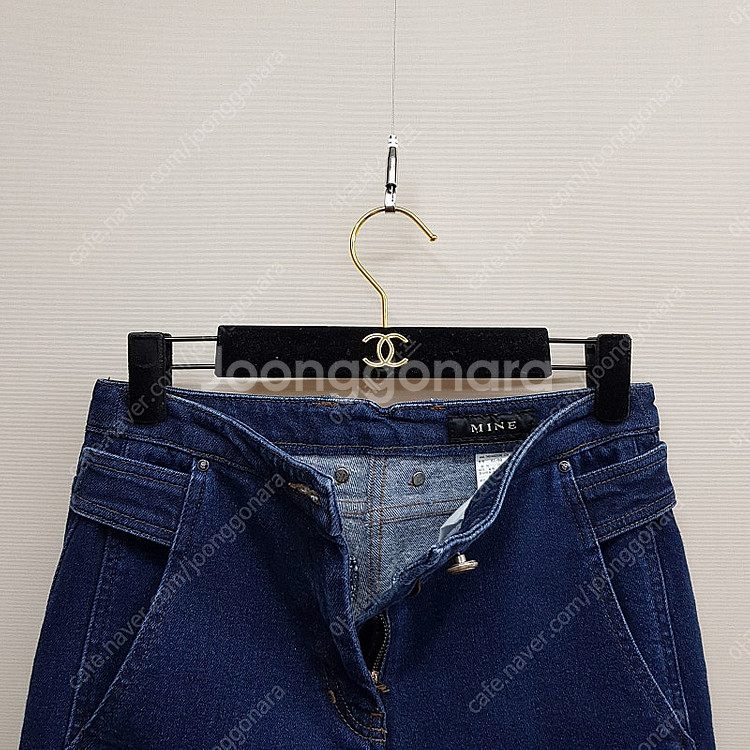 한섬 마인 20FW 포켓 탭 포인트 데님 팬츠--1