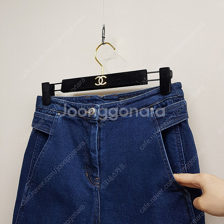 한섬 마인 20FW 포켓 탭 포인트 데님 팬츠--2