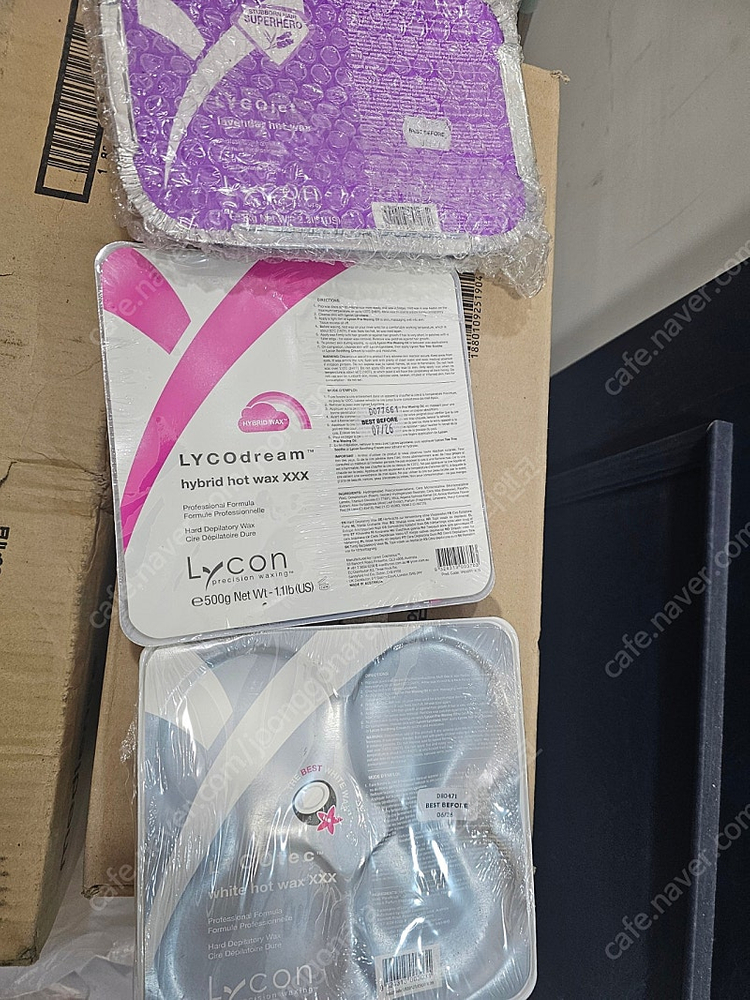 라이콘 스크럽 하드왁스 자디니헤어프리 등등제품 이미지