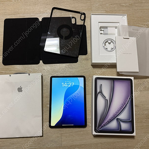 아이패드 에어 11 M2 wi-fi 128g 스그 (+애케플) S급