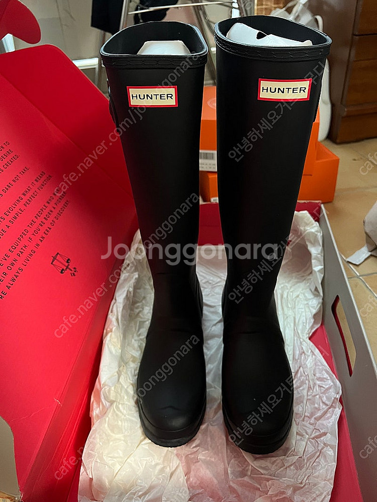헌터 레인부츠 오리지널 톨 250 택포--3