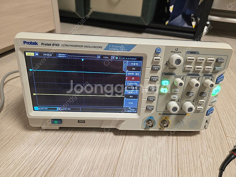 프로텍(Protek) 8102 100MHz 2채널 오실...--0