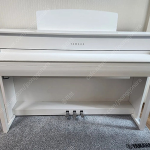 야마하 clp775 피아노 화이트~