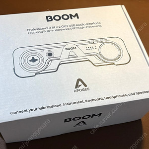 아포지 붐 apogee boom 오디오 인터페이스