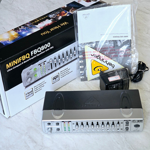 [BEHRINGER FBQ800 MINIFBQ] 9밴드 베링거 그래픽 이퀄라이저 FBQ800