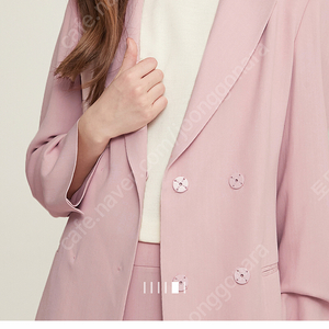 한섬 MIEN 마인 셔링 더블 재킷
