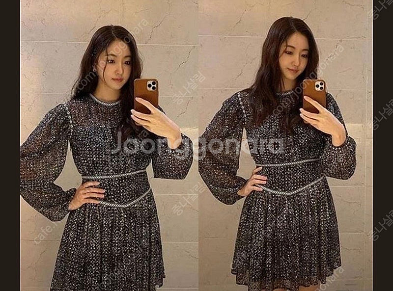 [새상품] maje 마쥬 블랙 스팽글 블라우스 1--1