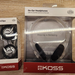택포) koss ksc75 + kph30i 클리어 헤드폰
