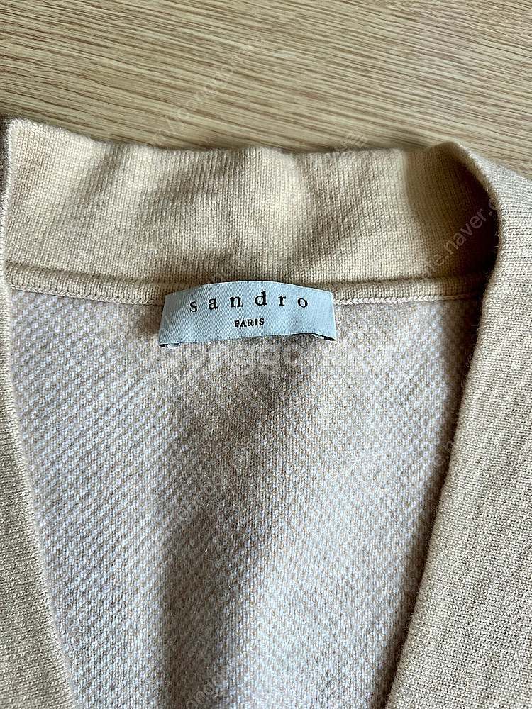 산드로 체크 베스트 36 1사이즈--4