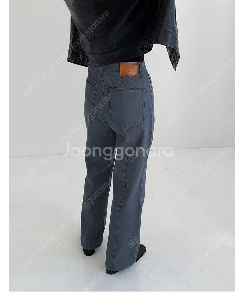 라룸 샤베트데님 블루 M사이즈 청바지 면바지 판매합니다--2