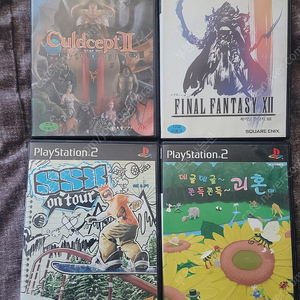 ps2 게임4종 일괄 판매