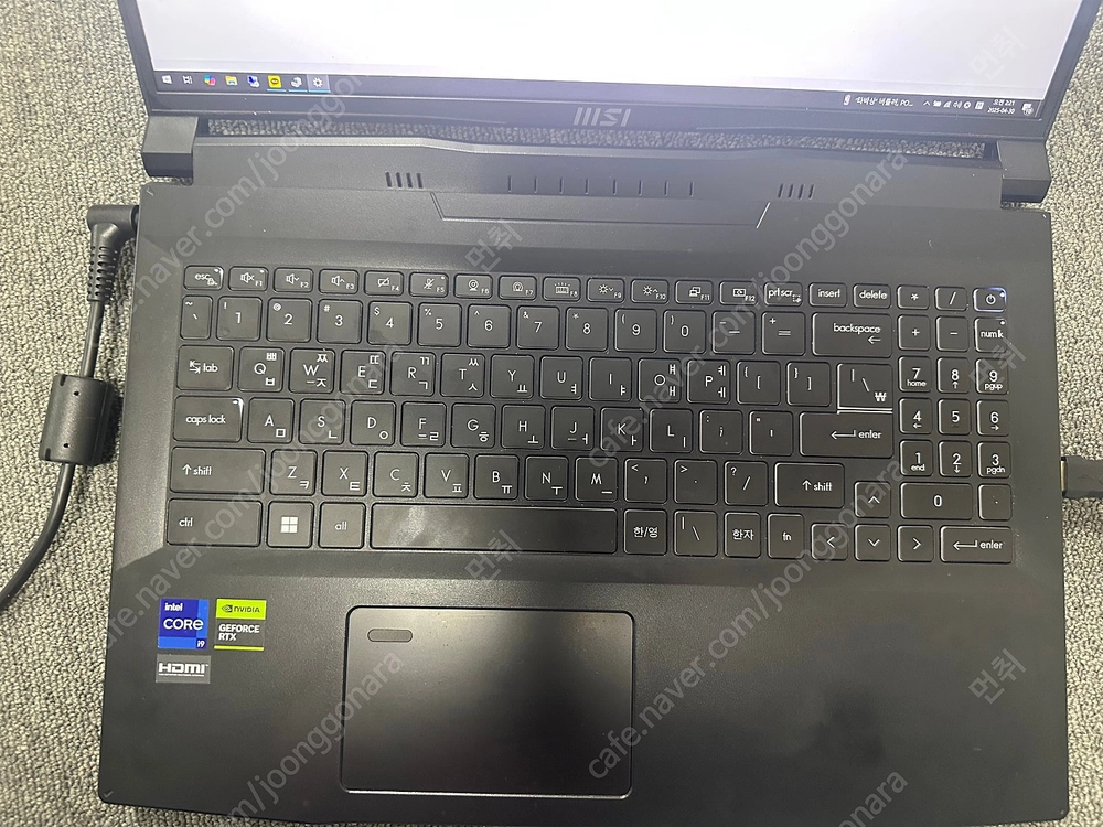 msi m16 b13vf rtx4060 ram 64GB 1TB 게이밍 노트북 판매합니다. 이미지
