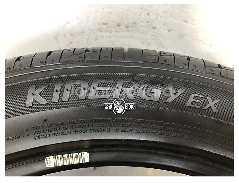 중고타이어 한국타이어 키너지EX 235/45R18 쏘나...--5