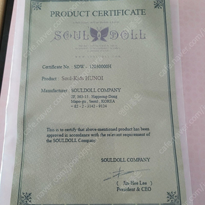 구체관절인형 소울돌 휴노이