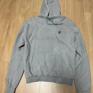 우알롱 회색후드티 Signature standard hoodie - GREY