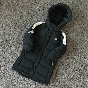 뉴발란스 키즈 덕다운 롱패딩 110