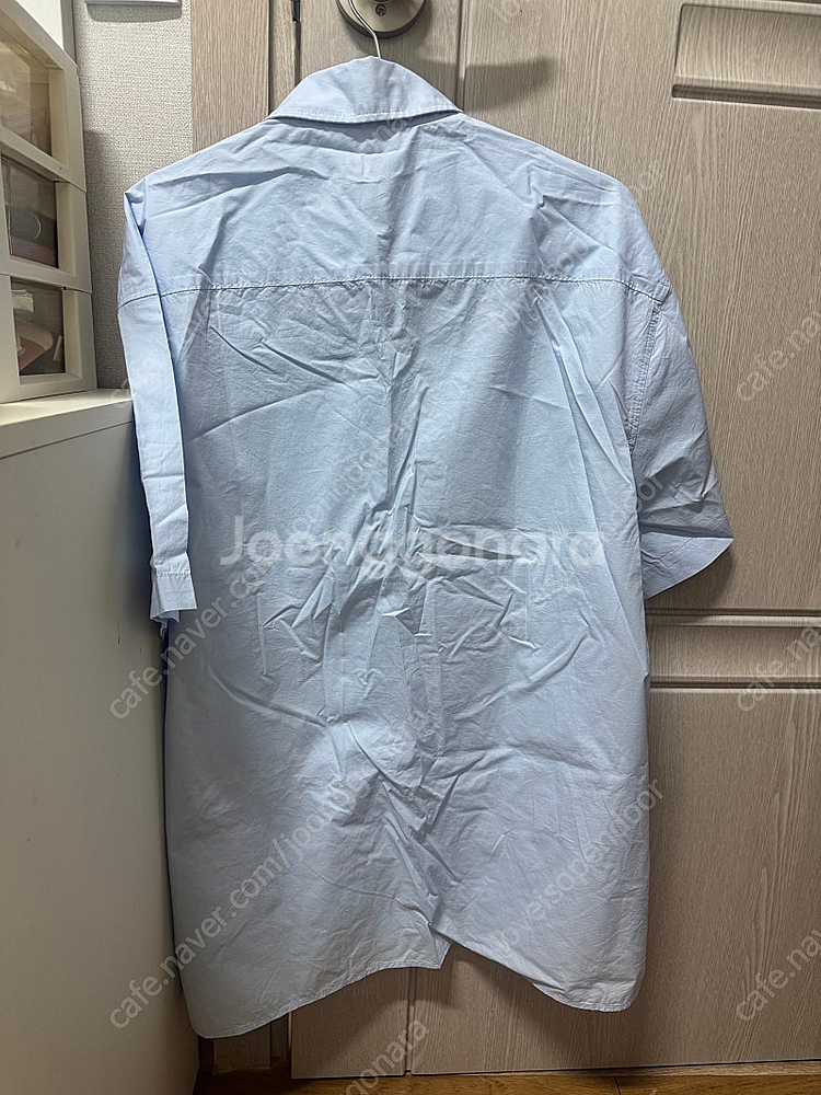 탑텐 topten 포플린 오버핏 반팔 셔츠--1