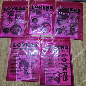 박효신 lovers 핀버튼.스티커세트