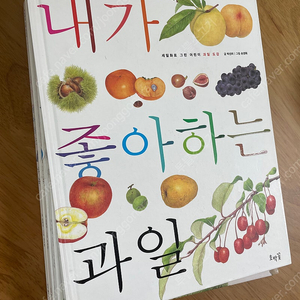 내가 좋아하는 시리즈 (호박꽃) 과일,새,가축,곤충 도감책