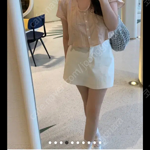 리에뜨 썸머트위드팬츠 s 아이보리 검정 다이앤
