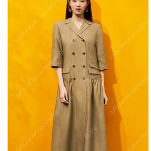 새상품) 더엣지 린넨 더블원피스