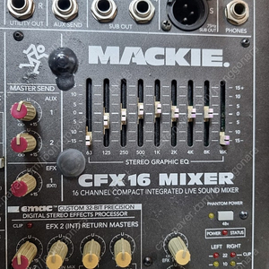 Mackie CFX16 MIXER 믹서기 판매합니다~~