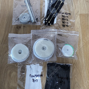 인형옷 만들기-하또메 아일렛 도구, 인형용 지퍼, 인형용 찍찍이(33개)
