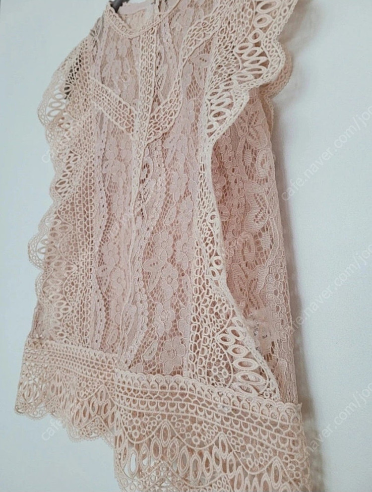 자라 레이스 블라우스 스몰--2