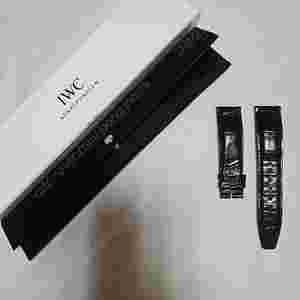 IWC 정품 가죽스트랩 블랙 (3716 포르투기저용)