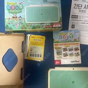 닌텐도 2ds xl 튀어나와요 동물의숲 에디션