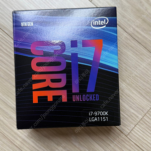 I7 9700K 판매합니다