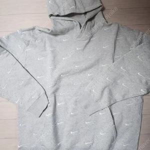 나이키 Nrg 스우시로고 후드 그레이 (XL)