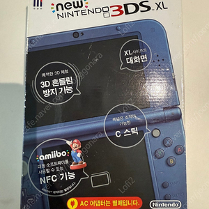 [IPS 패널] 닌텐도 뉴삼다수 XL, new 3ds XL 메탈릭블루 팝니다