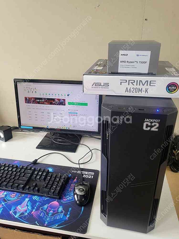 최신 국민사양 라이젠 7500F+A620M 신품+중고조...--3
