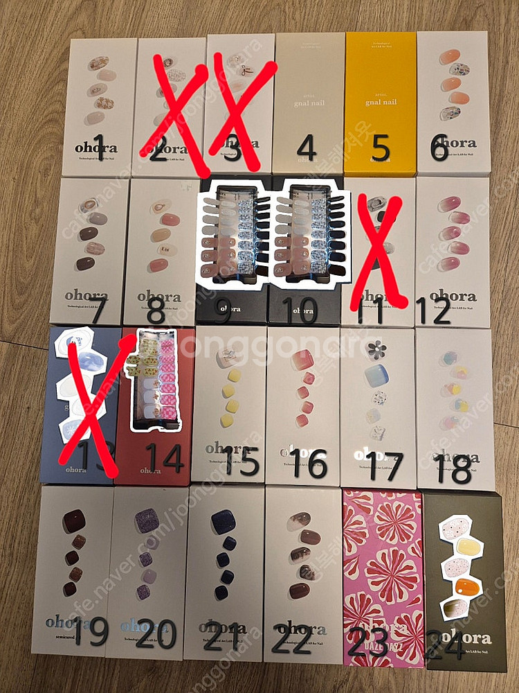 오호라 젤네일,페디 개당 6500--0