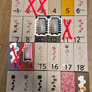 오호라 젤네일,페디 개당 6500