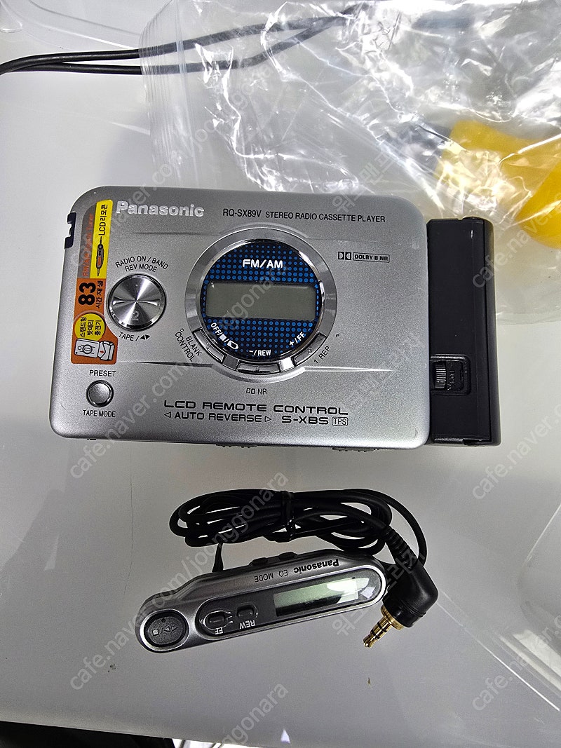 파나소닉 워크맨 rq-sx89v 판매합니다