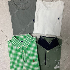폴로 반팔 체크 셔츠 티셔츠 타미 카라티 7-8t 4벌 일괄