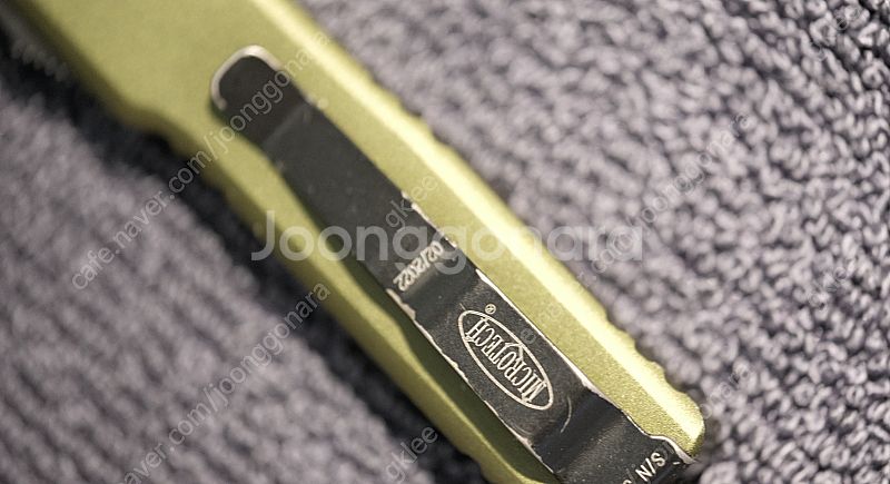 마이크로텍 UTX-70 미니 더블엣지 카키색 바디 팝니...--6
