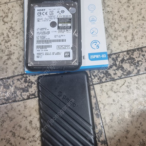 Wd blue 1tb +외장하드 케이스 판매합니다