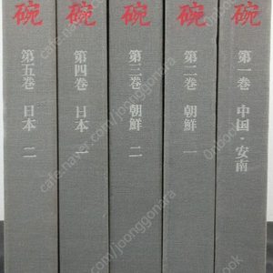 茶碗 ( 다완 다도 차 찻잔 조선 한국 일본 중국 안남 ) < 전5권 > 고야마 후지오 朝鮮 日本 中國 安南