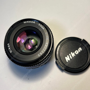 니콘 Nikkor 50mm 1.8 팬케익 렌즈