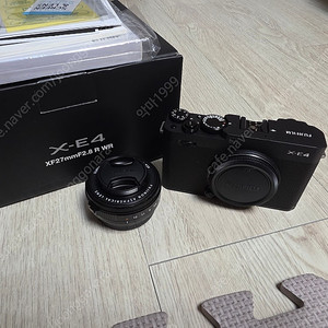 세종)후지필름 X-E4 바디 + XF27mmF2.8 R WR 렌즈 세트 판매합니다 (165만원)