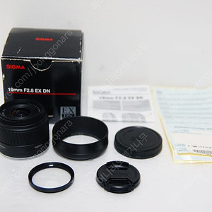 소니용 시그마 19mm F2.8 EX DN 팝니다.