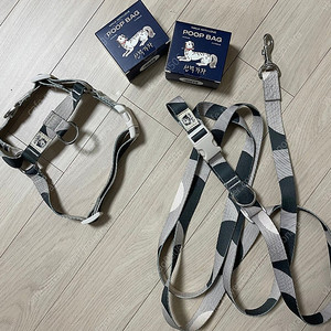 강아지 하네스 가슴줄+리드줄 어바웃펫 유연석 산책가자 리타에디션