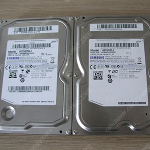 삼성 3.5" 500GB HDD 2개 일괄