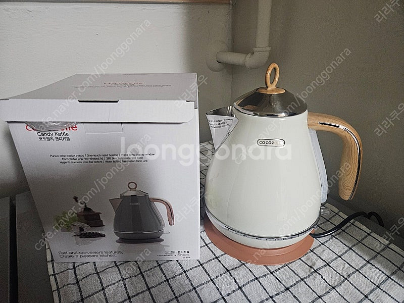 (새상품) 코코젤리 캔디케틀 전기포트 1.7L--0