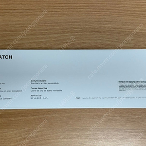 애플워치 스포츠밴드 스톰블루 45mm S/M 팝니다.