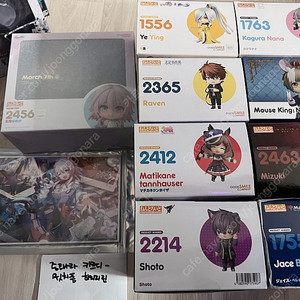 스타레일 마치세븐스 넨도,1556 엽영 넨도로이드,미해결사건부 레이븐 넨도,우마무스메 탄호이저 넨도,쇼토 넨도로이드,카구라 나나 넨도,넨도로이드돌 쥐의왕 노아,키타로 탄생2463미