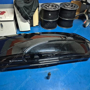 쉐보레 트렉스에 장착했던 루프박스와 가로바